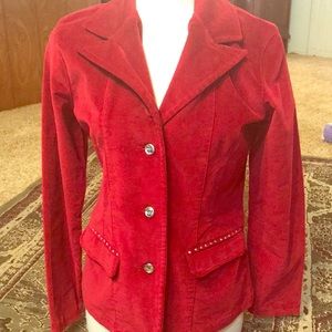 Dark Red Women's Jacket